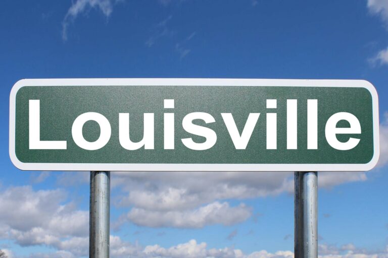 Road sign - Louisville